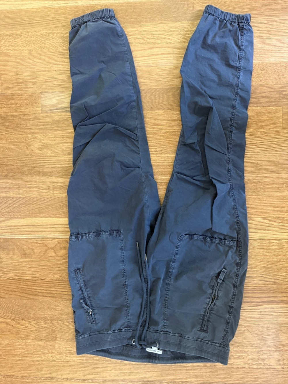 James Perse Navy Drawstring Cargo Pants